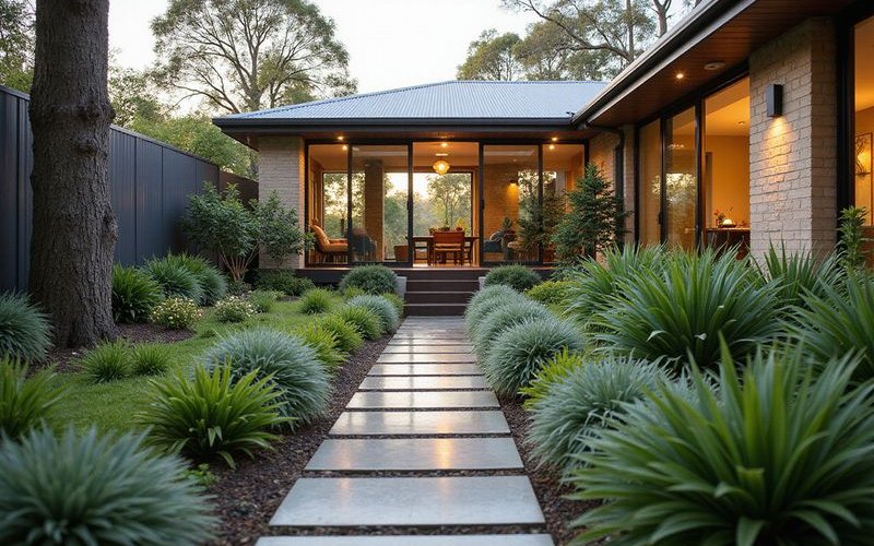 Automated garden irrigation system in Melbourne showing drip irrigation and efficient water delivery to plants
