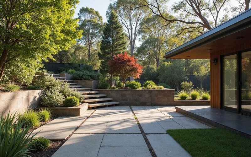 DIY garden mistake showing failed retaining wall and poor drainage that costs more to fix than professional design